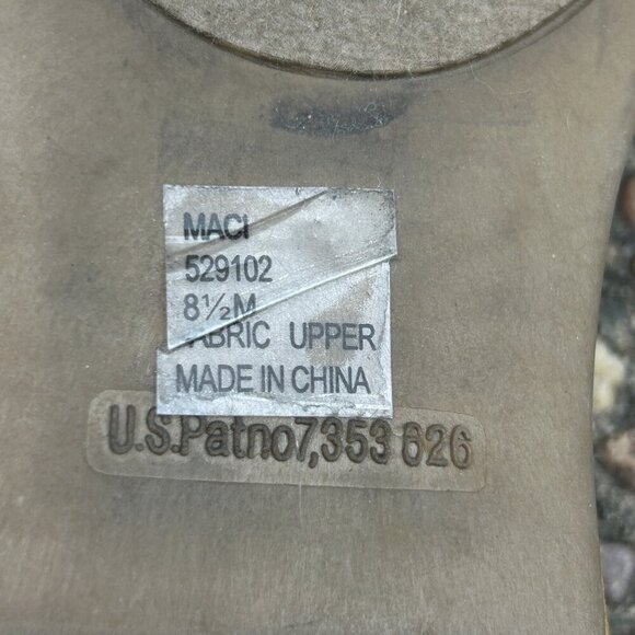 Rampage Blue Velvet Ankle Strap Sandals Size 8.5 Medium - Picture 4 of 7